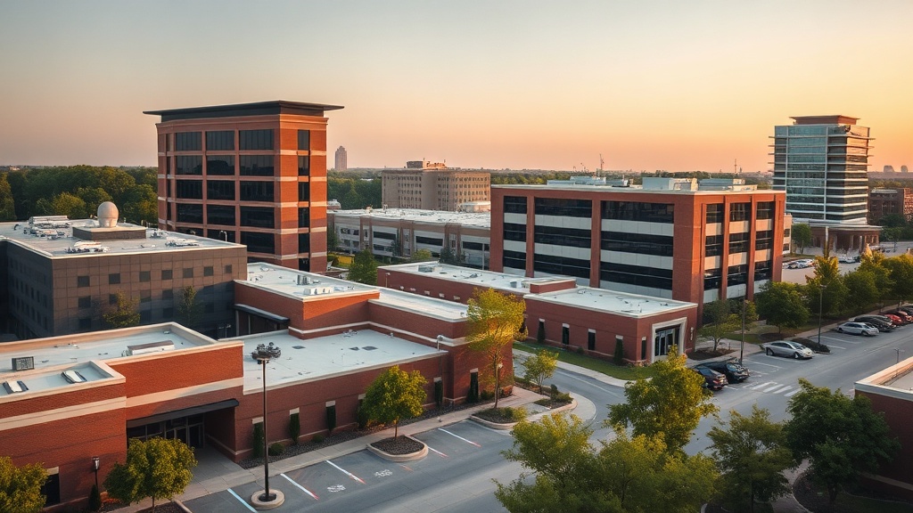 Allen, TX commercial district served by the Plano (Dallas) office