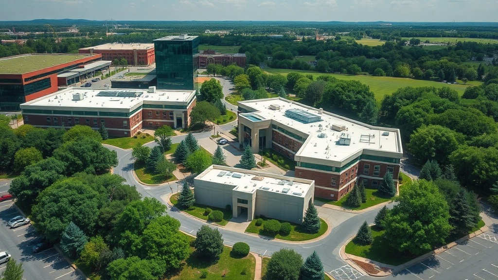 Cary, NC commercial district served by the Raleigh office