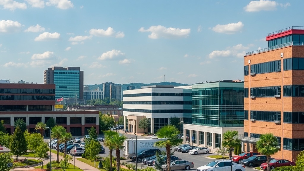 Marietta, GA commercial district served by the Atlanta office