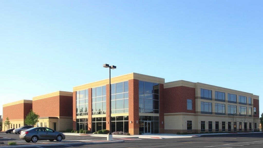 Strongsville, OH commercial district served by the Cleveland office