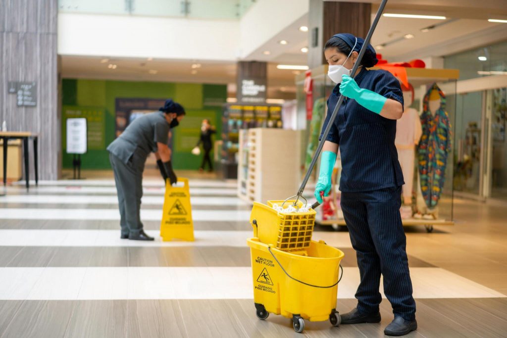 commercial floor cleaning